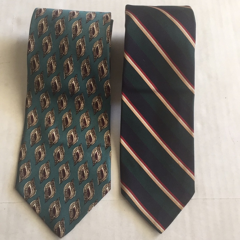 2 vintage Robert Talbott ties